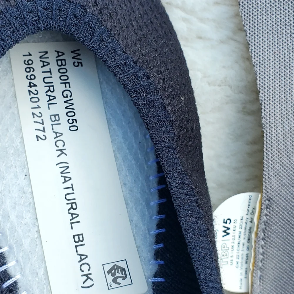 Allbirds Women's Black Flats Size 5 - Picture 4 of 8